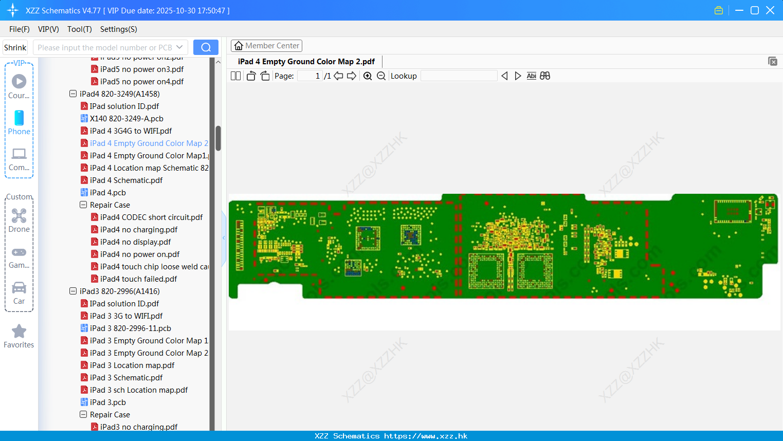 IPad 4 Empty Ground Color Map 2